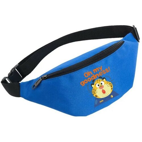фото Сумка поясная noname, голубой