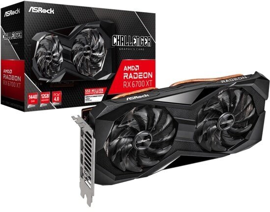 Видеокарта Asrock Radeon RX 6700 XT Challenger D OC 12G