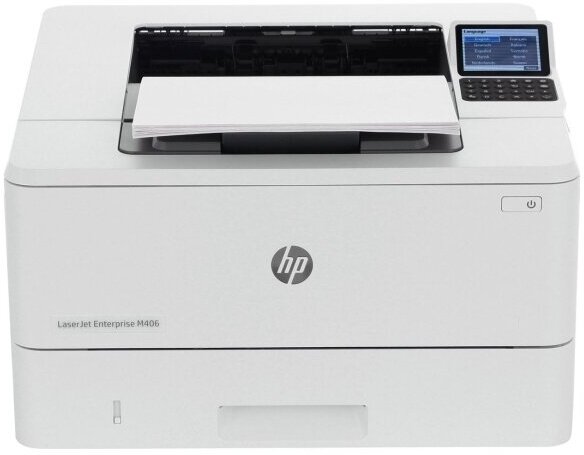 Принтер лазерный HP LaserJet Enterprise M406dn ч/б A4