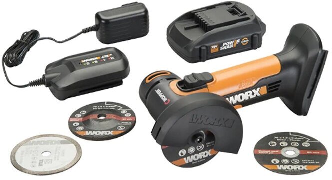 Аккумуляторная УШМ Worx WX801, 76 мм - фотография № 16