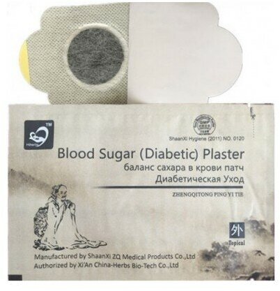 Пластырь при диабете Blood Sugar Diabetic Plaster (1 шт.)