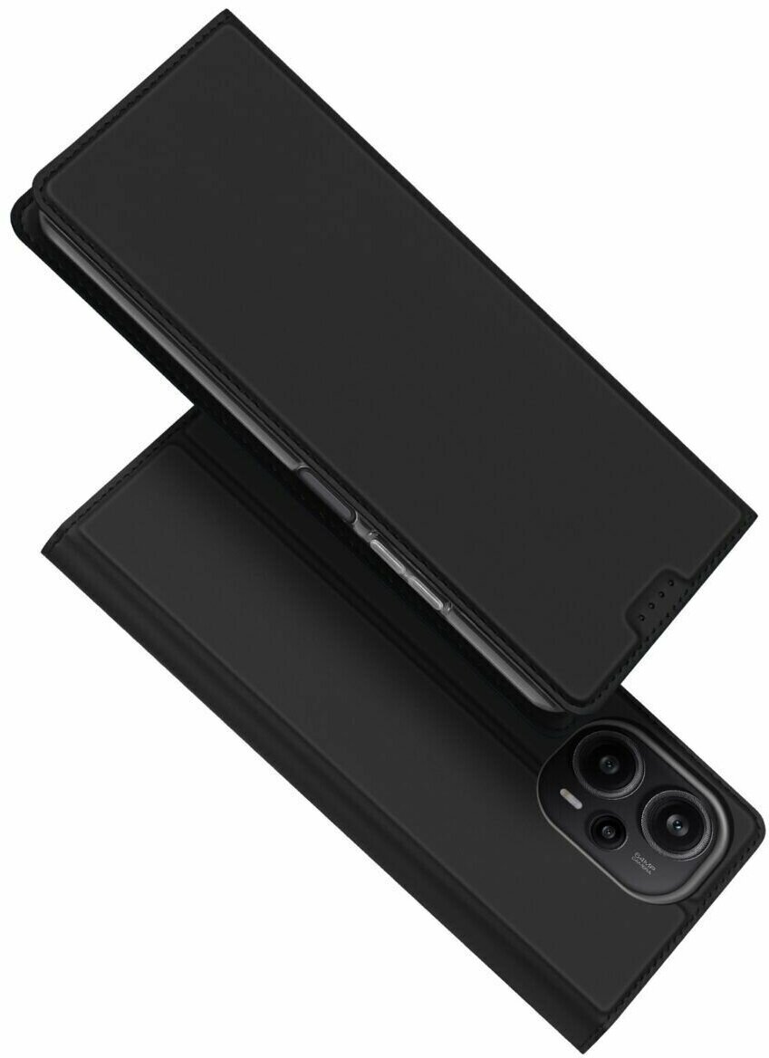 Чехол книжка Dux Ducis для Xiaomi Poco F5 / Redmi Note 12 Turbo черный