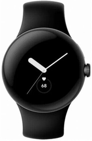 Умные часы Google Pixel Watch 41mm, Wi-Fi, Matte Black/Obsidian Band