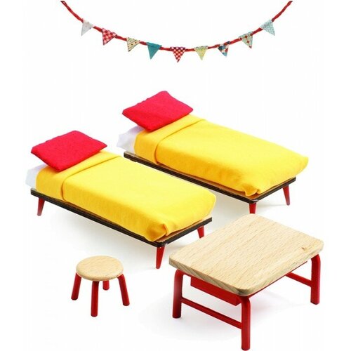 Мебель для кукольного дома Спальня для детей