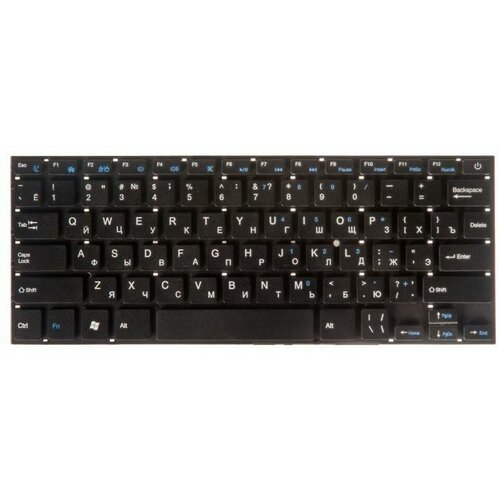 Клавиатура для ноутбука Prestigio Smartbook 141A Smartbook 141 C2 141A 141A01 141A02 141A03 P141C01 Haier HI133M чёрная 2374₽