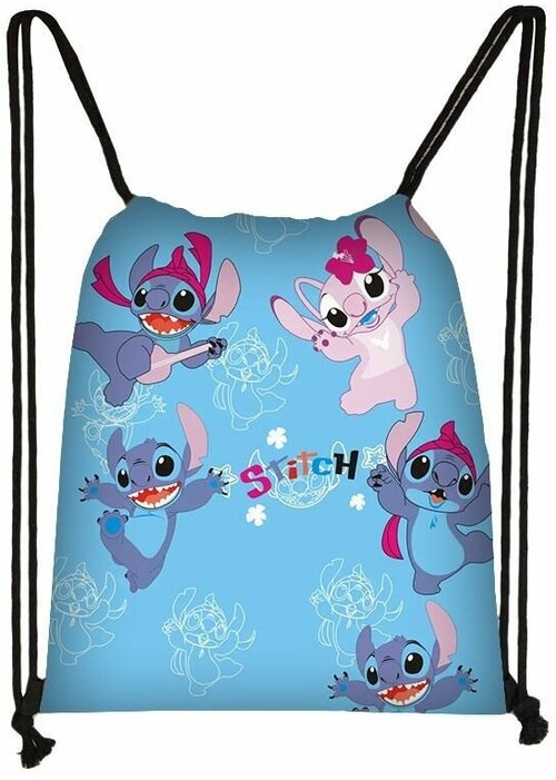 Сумка для обуви Стич, Мешок для сменки Stitch