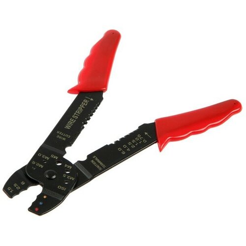 Стриппер ЛОМ 210 мм для зачистки проводов 075-6 мм и обжима клемм 15-6 мм 19880₽