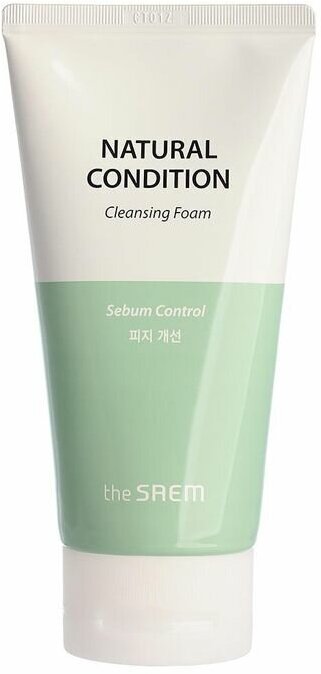 The Saem Очищающая пенка для жирной кожи 150 мл Natural Condition Cleansing Foam Sebum Control