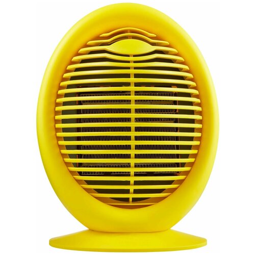 Тепловентилятор 2000 Вт керамический электрический с механическим термостатом, цвет желтый, для гостиной или детской комнаты. Инновационный дизайн