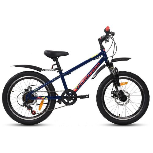 Велосипед FORWARD UNIT 20 32 DISC 20 6 ск рост 105 2022 темно-синийкрасный 1378000₽