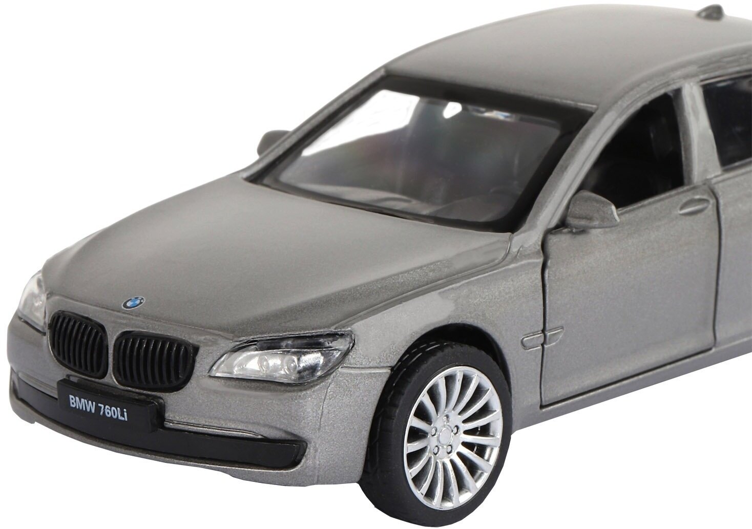 Масштабная модель автопанорама JB1251260 BMW 760 LI, 1:46, серый - фотография № 13