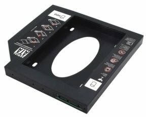 Адаптер оптибей (optibay) HDD 2.5' SATA в отсек привода ноутбука Slim 9.5mm SATA