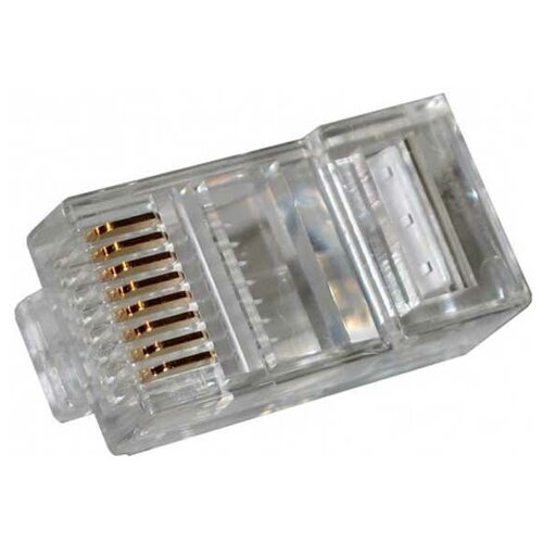 Коннектор Gembird RJ45 UTP PLUG3UP6/5 - 100шт коннектор ftp exegate rj 45 8p8c кат 5e упаковка 100 штук