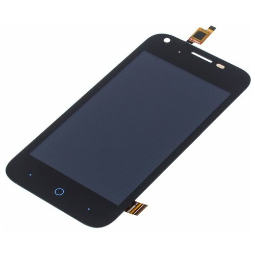 Дисплей для ZTE Blade L110 (в сборе с тачскрином) черный мобильный телефон zte blade l110 оранжевый