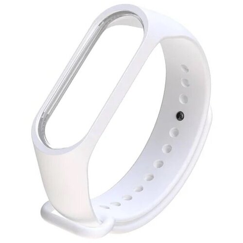 Ремешок для фитнес-браслета Xiaomi Mi Band 3/ Mi Band 4, белый
