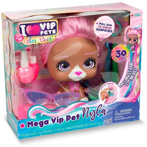 Игровой набор IMC Toys Mega VIP Pets Нила (длина волос 40 см) игровой набор imc toys mega vip pets нила длина волос 40 см