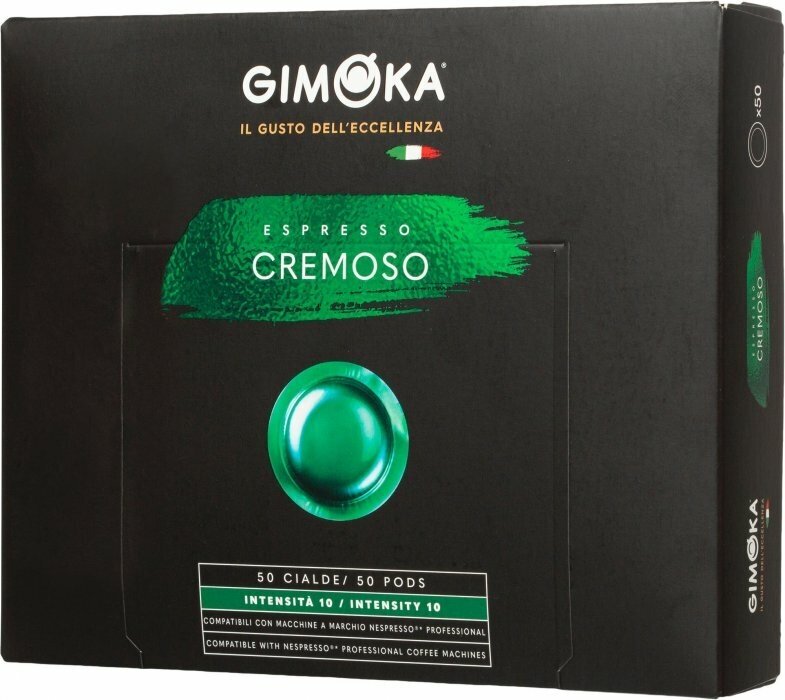 Кофе в капсулах Gimoka для Nespresso Professional Cremoso, 50 капсул — фото 1