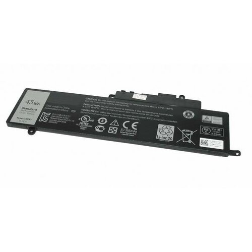 Аккумулятор GK5KY для ноутбука Dell Inspiron 11 11.1V 43Wh (3870mAh) черный