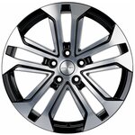 Колесный диск Khomen Wheels KHW1803 7x18 PCD 5x114.3 DIA 60.1 ET35 BLF - изображение