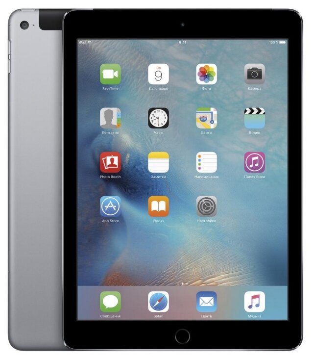 9.7" Планшет Apple iPad Air 2 Wi-Fi + Cellular, RU, 32 ГБ, iOS, space grey