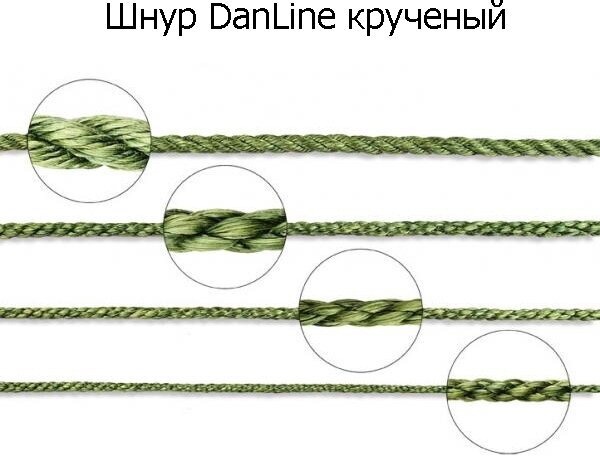 Шнур плетеный Danline (Петроканат) 3,0 мм, 170 кг, 100 м - фотография № 5