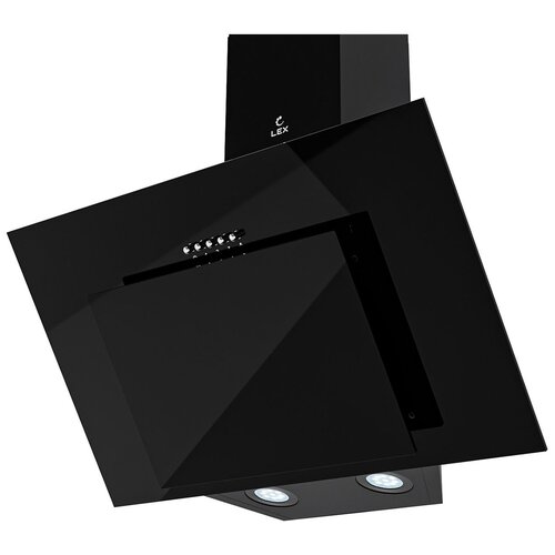Вытяжка каминная LEX Mira G 600 BLACK черный кнопочное управление trfe000020 1160500₽
