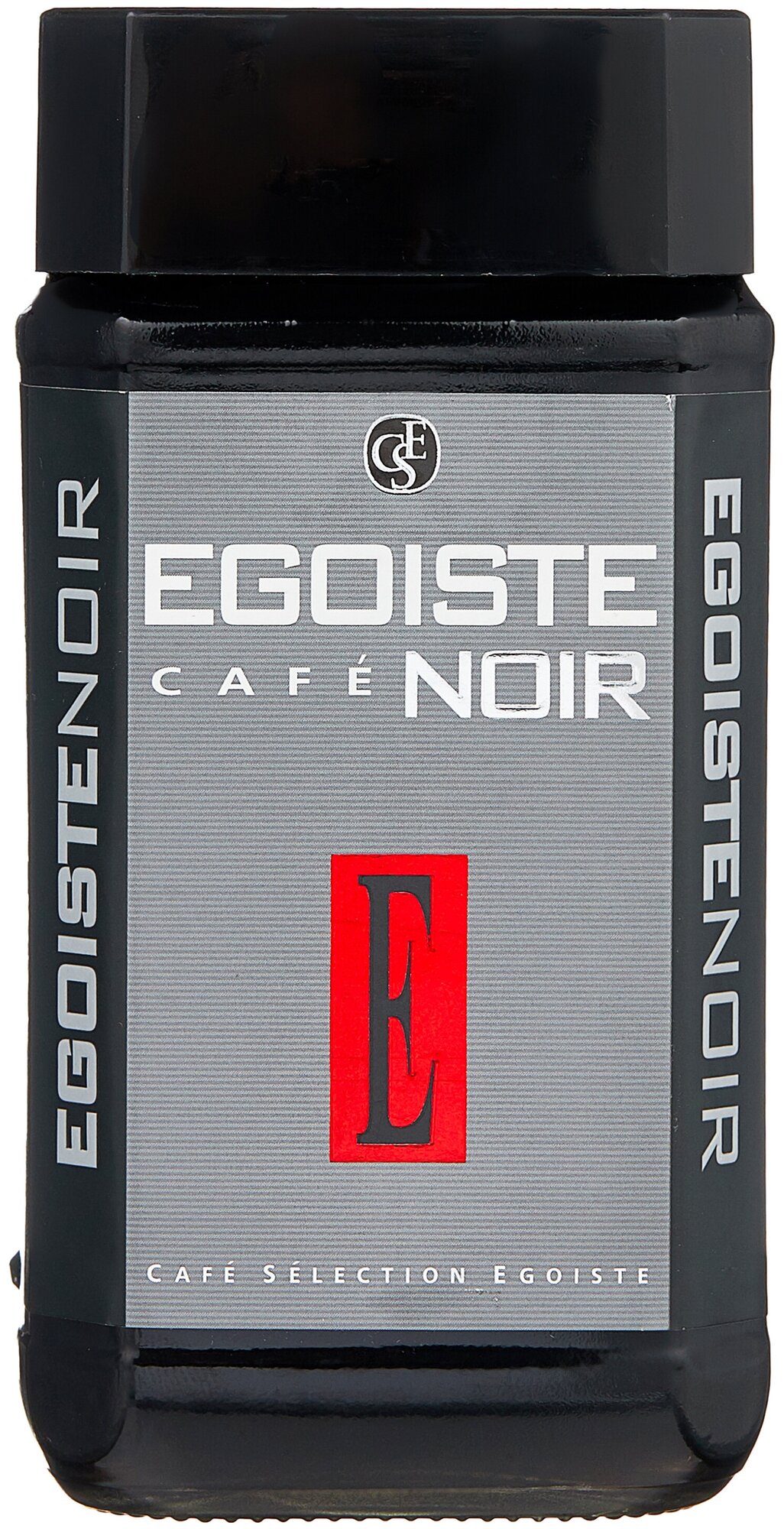 Кофе растворимый Egoiste Noir сублимированный стеклянная банка