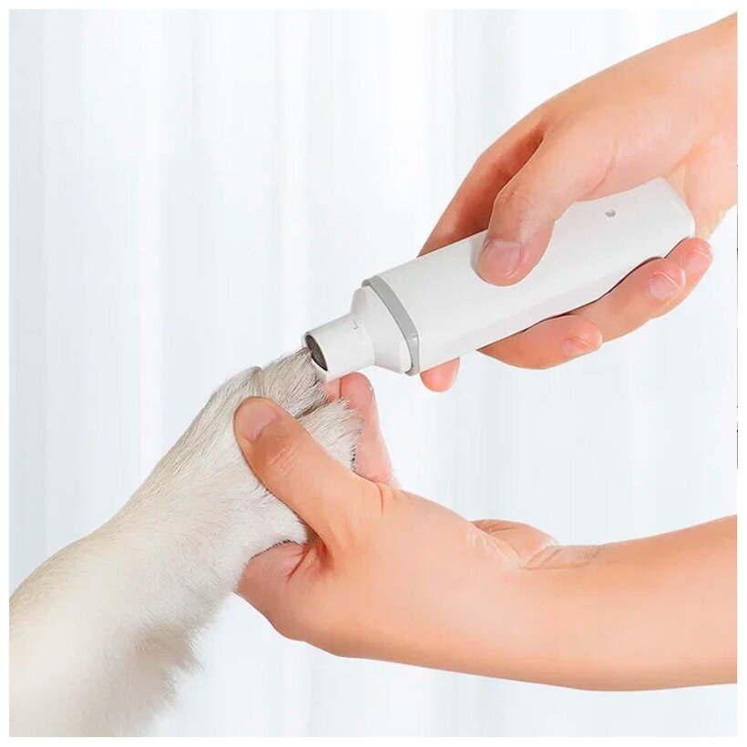 Триммер для когтей домашних животных Pawbby Pet Nail Grinder (MG-NG001A-EU), белый