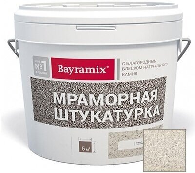 Декоративная мраморная штукатурка Bayramix Royal White-N 15 кг