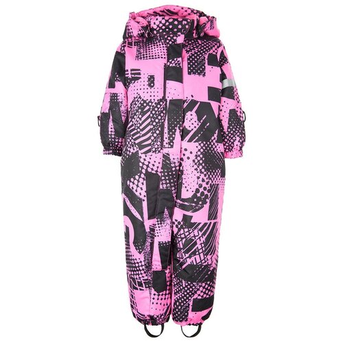 фото Комбинезон playtoday размер 80, черный/фуксия