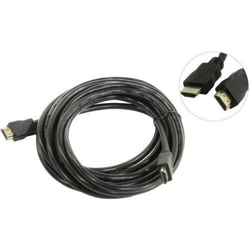 TV-COM кабели Кабель цифровой HDMI19M to HDMI19M, V1.4+3D, 5m кабель tv com hdmi19m hdmi19m v1 4 3d 1 5м cg150s 1 5m