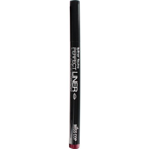 Карандаш для губ контур MISS COP PERFECT LINER стойкий бордовый, цвет 08 Bordeaux, 1 мл