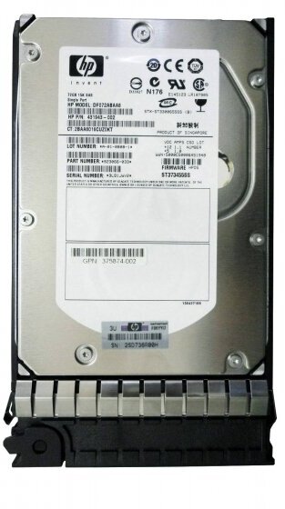 Жесткий диск HP 375874-005 72Gb SAS 3,5" HDD