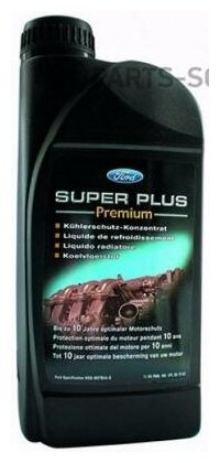 Антифриз концентрат Super Plus Premium LLC WSSM97B44D 1л. красный, FORD FORD 1890260 | цена за 1 шт