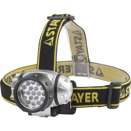 Налобный фонарь STAYER TOPLight 19LED 3хAAA (56570)