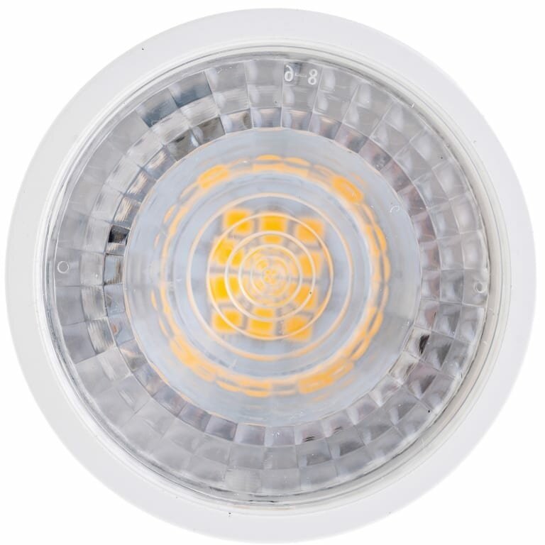 Лампа светодиодная LED 5 Вт 530 Лм 4100К белая GU5.3 MR16 Black | код.101505205 | GAUSS (8шт. в упак.)