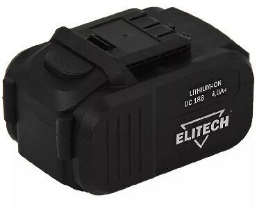 Elitech 188830 Аккумулятор 18 В 4.0 Ач Li-ion для ДА 18СЛК слайдер 1820.067700