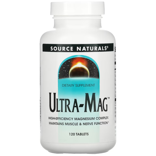 Таблетки Source Naturals Ultra-Mag, 120 шт.