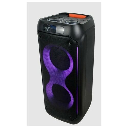 Perfeo ПАС “Power Box 80 INFINITY” BT, EQ, USB, microSD, AUX, FM, MIC, GT, TWS, LED, ПДУ, 2 б/п мик