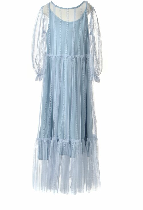 Платье Андерсен, размер 140, голубой
