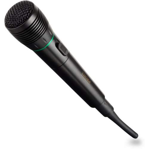Диманический караоке микрофон AK-308, проводной и беспроводной режимы, цвет черный