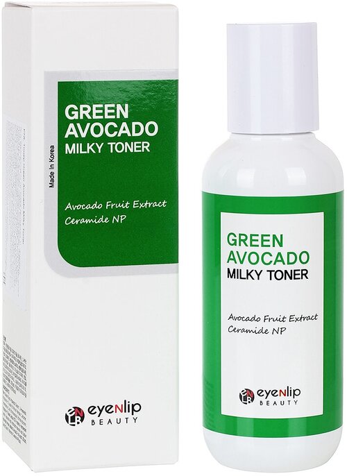 Тонер для лица с экстрактом авокадо Eyenlip Green Avocado Milky Toner, 150 мл (СГ до 12.2024г.)
