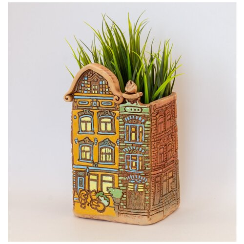 Нидерланды дом № 7 кашпо цветочное