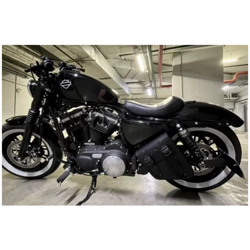 Кофр из натуральной кожи для Harley Davidson Sportster