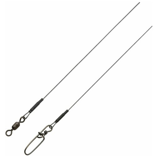 поводок титановый bft stiff jerkbait leader titanium 30см Поводок для рыбалки титановый CWC Titanium Wire leader 1x7 45см