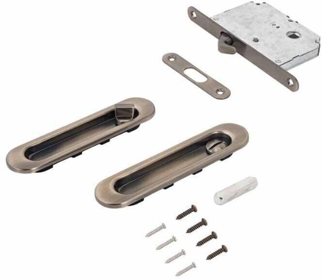 фото Ручки для раздвижных дверей, бронза античная TIXX INSDH 501 AB 15779067