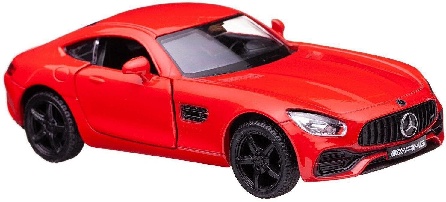 Машина металлическая RMZ City 1:32 Mercedes-Benz GT S AMG 2018 (цвет красный)