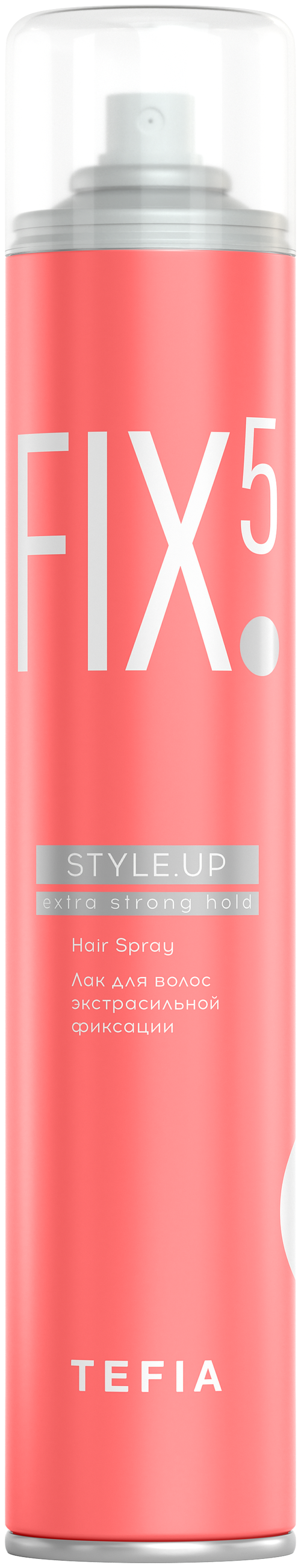Tefia Style.Up лак для волос Hair Spray Extra Strong Hold, экстрасильная фиксация, 500 мл