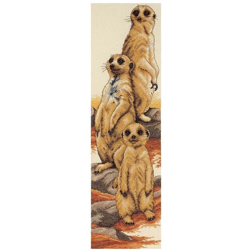 фото Pce772 набор для вышивания anchor 'сурикаты' 47*14см