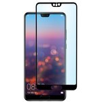 Защитное стекло Skinbox Full Screen для Huawei P20, Black - изображение